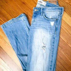 Hollister Boot Cut Distressed Jeans